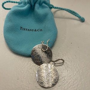 Tiffany & Co Notes Earrings sterling silver